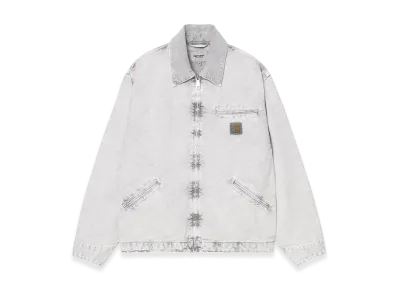 Carhartt WIP OG Detroit Jacket "Black/Black(Chalk Wash)"