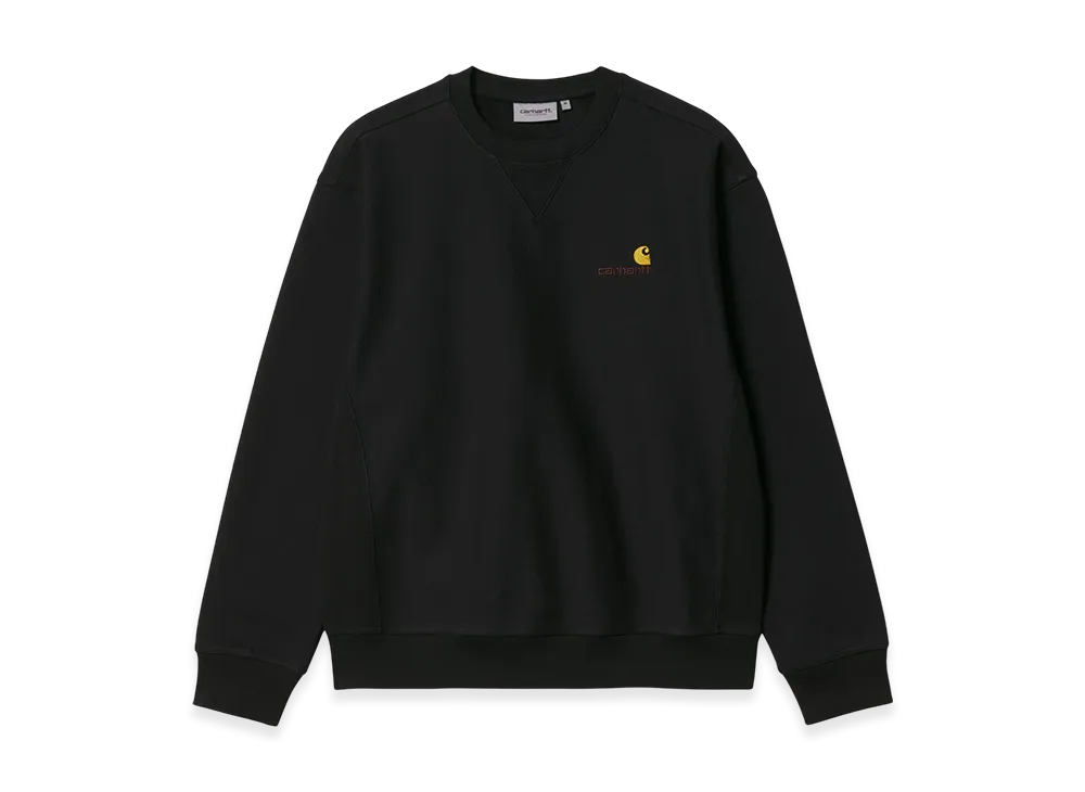 Carhartt WIP American Script Sweat "Black"