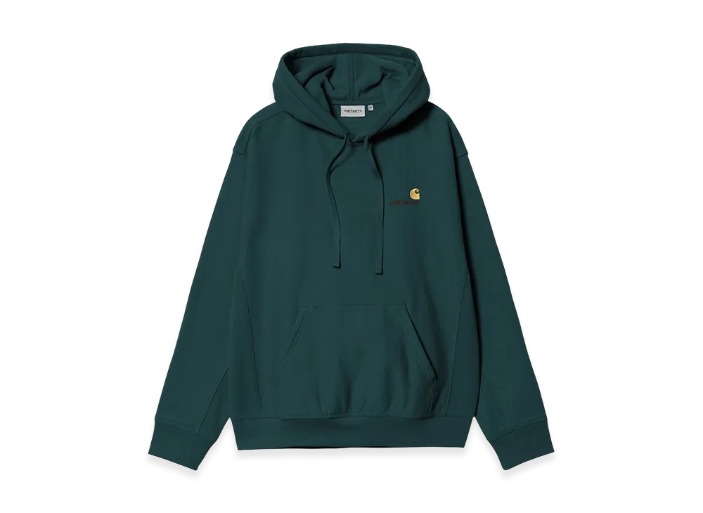 Carhartt WIP Hooded American Script Sweat "Deep Lagoon"