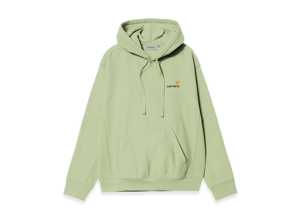 Carhartt WIP Hooded American Script Sweat "Pale Olive"