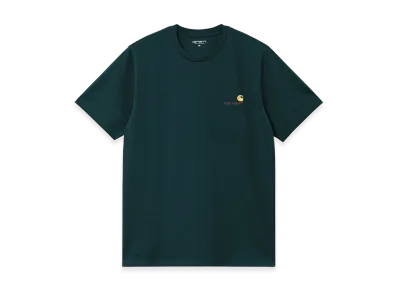 Carhartt WIP S/S American Script T-Shirt "Deep Lagoon"