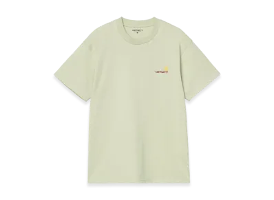 Carhartt WIP S/S American Script T-Shirt "Pale Olive"