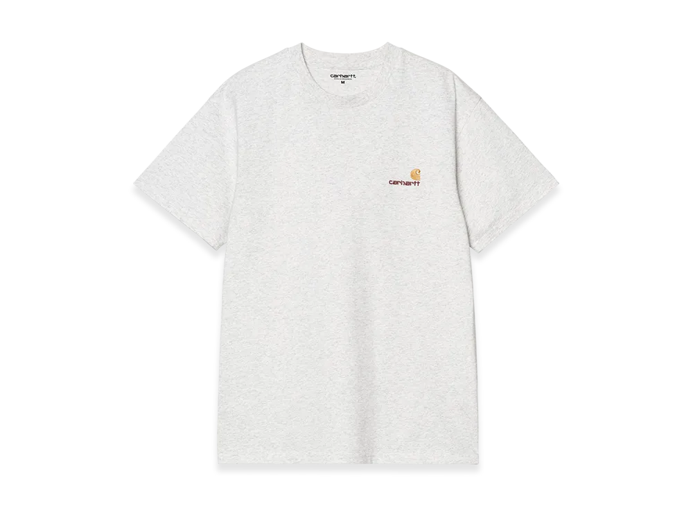 Carhartt WIP S/S American Script T-Shirt "Ash Heather"