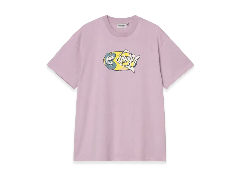 Carhartt WIP S/S Louder T-Shirt "Pink Fog(Heavy Enzyme Wash)"