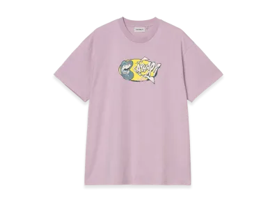 Carhartt WIP S/S Louder T-Shirt "Pink Fog(Heavy Enzyme Wash)"