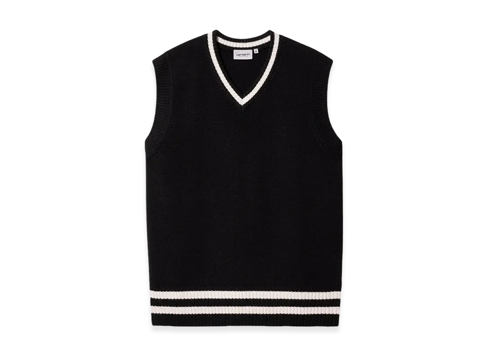 Carhartt WIP Stanford Vest Sweater "Black"