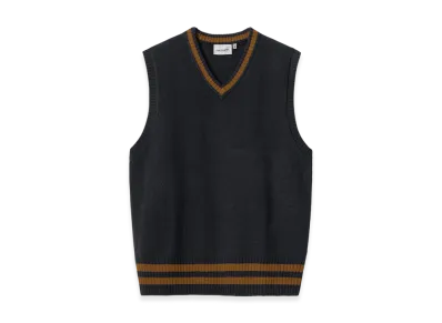 Carhartt WIP Stanford Vest Sweater "Dark Navy"