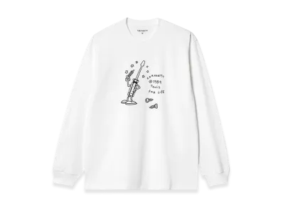 Carhartt WIP Tools For Life Long Sleeve T-Shirt "White"