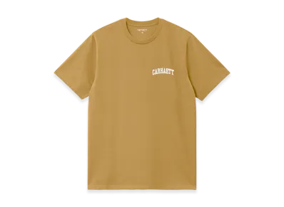 Carhartt WIP University Script T-Shirt "Bourbon/White"