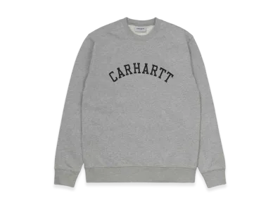 Carhartt WIP University Sweatshirt "Grey Heather/Black"