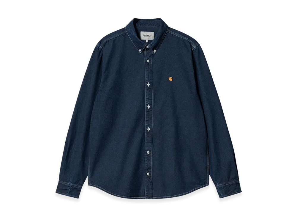 Carhartt WIP Weldon Shirt "Blue Stone Washed"