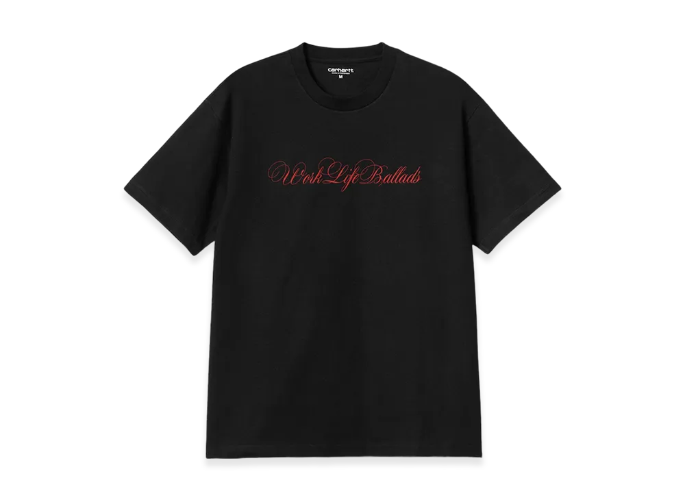 Carhartt WIP Work Life Ballads T-Shirt "Black"