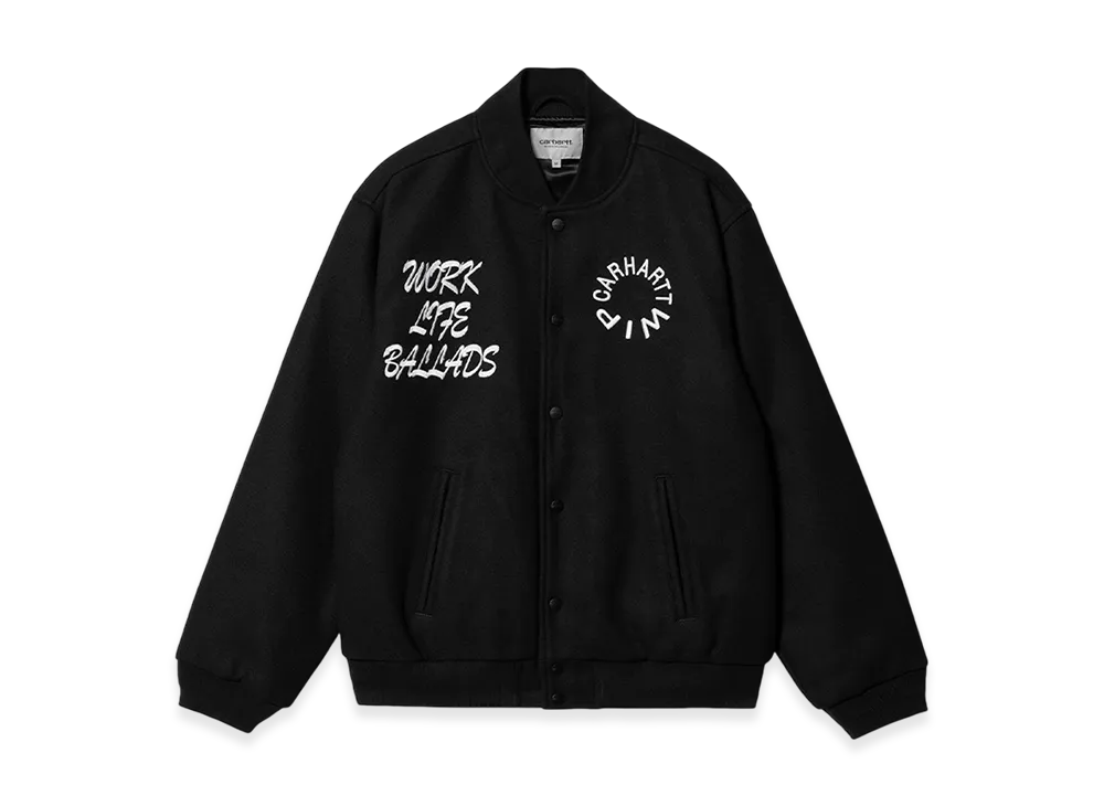 Carhartt WIP Work Varsity Bomber "Black"