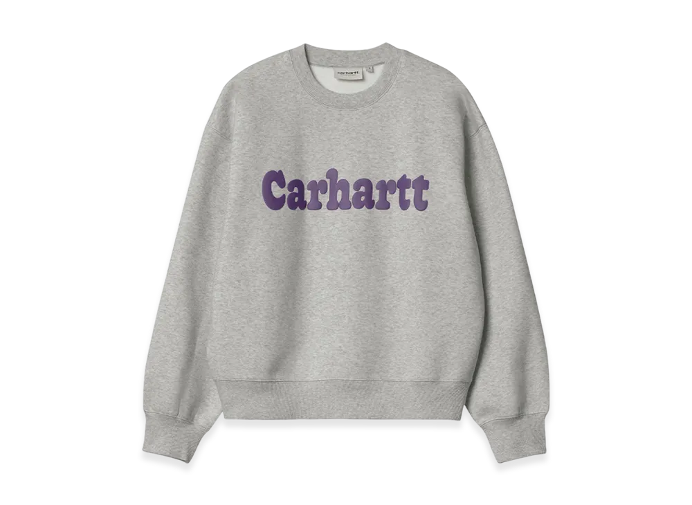 Carhartt WIP Women's Bubbles Sweatshirt "Grey Heather"