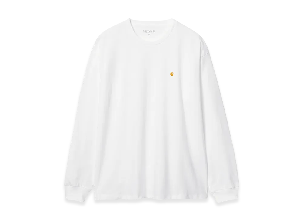 Carhartt WIP Women's Chase Long Sleeve T-Shirt "White"