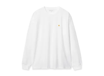Carhartt WIP Women's Chase Long Sleeve T-Shirt "White"