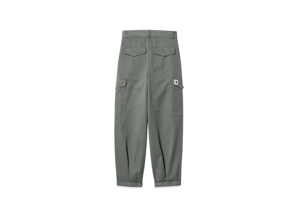 Carhartt WIP Women's Collins Pants "Smoke Green Garment Dyed"