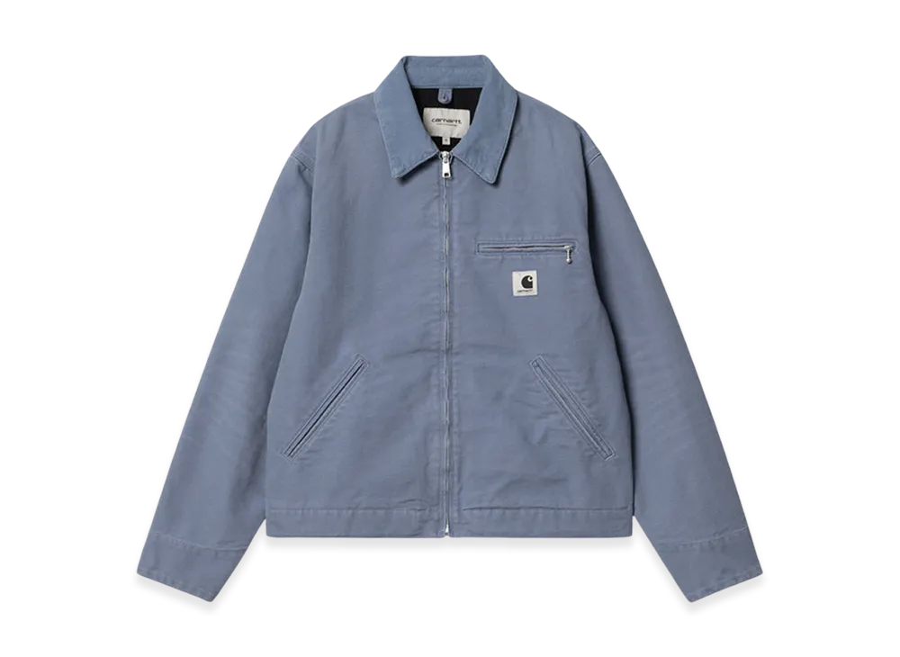 Carhartt WIP Women's Dearborn Canvas OG Detroit Jacket "Bay Blue/Bay Blue Aged Canvas"