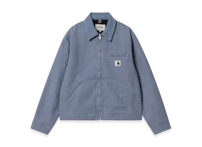 Carhartt WIP Women's Dearborn Canvas OG Detroit Jacket "Bay Blue/Bay Blue Aged Canvas"