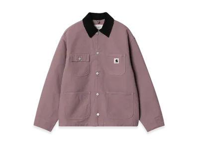 Carhartt WIP Women's Dearborn Canvas OG Michigan Coat "Daphne/Black Rinsed"