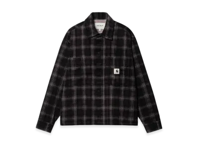 Carhartt WIP Women's Foy Shirt Jacket "Dark Plum Wiley Check"