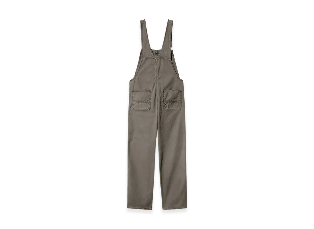 Carhartt WIP Women's Hudson Stretch Canvas Faded Bib Overall Straight "Black"