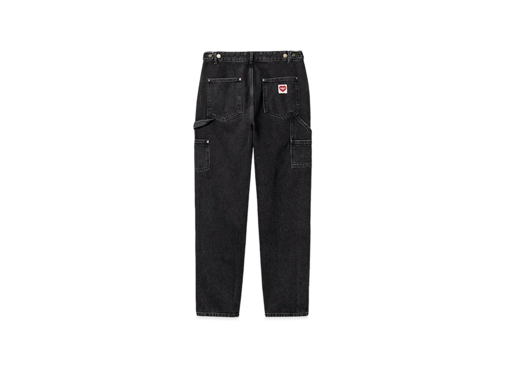 Carhartt WIP Women's Nash Double Knee Pants "Black Stone Washed"