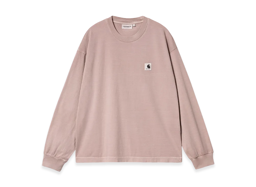 Carhartt WIP Women's Nelson Long Sleeve T-Shirt "Glassy Pink"