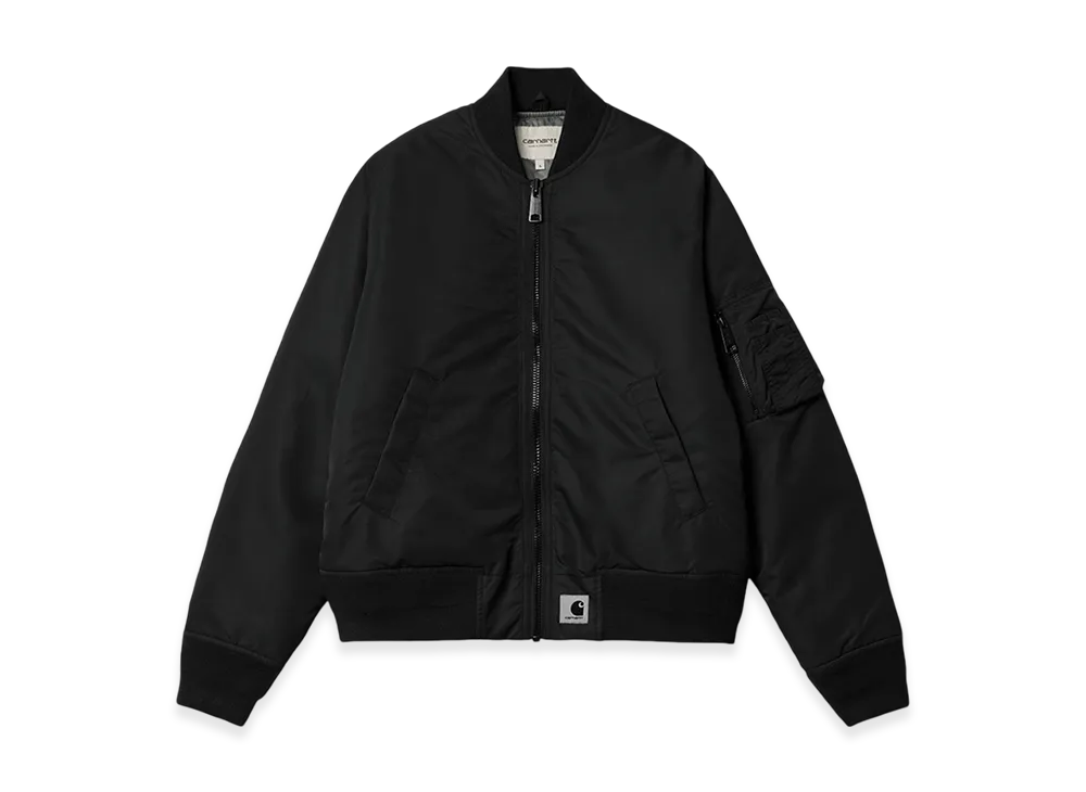 Carhartt WIP Women's Olten Bomber "Black/Smoke Green"