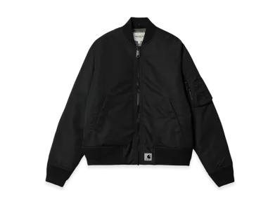 Carhartt WIP Women's Olten Bomber "Black/Smoke Green"