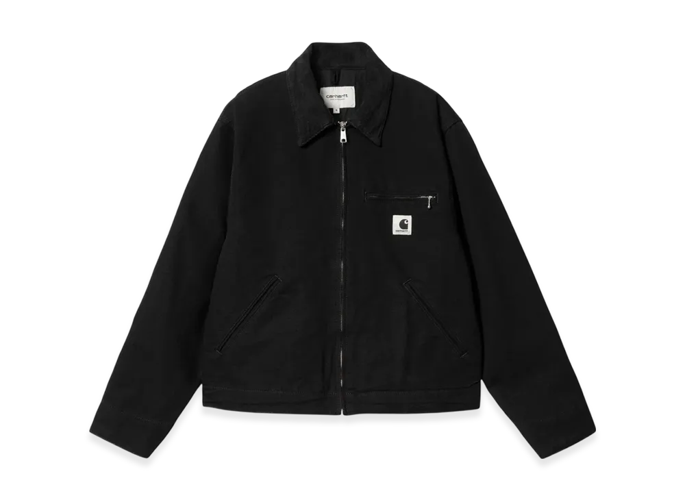 Carhartt WIP Women's Organic Cotton Dearborn Canvas Og Detroit Jacket "Black"