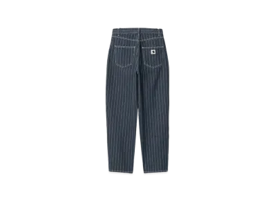 Carhartt WIP Women's Orlean Stripe Pants "Blue/White Stone Washed"
