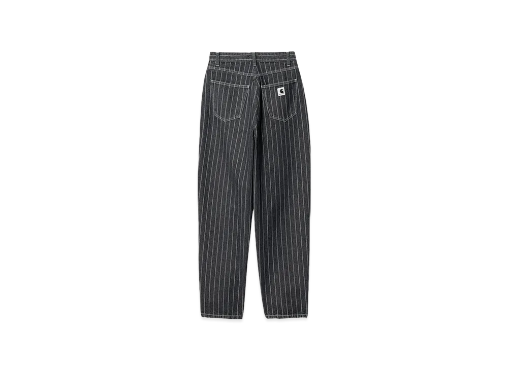 Carhartt WIP Women's Orlean Stripe Pants "Black/White Stone Washed"