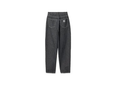 Carhartt WIP Women's Orlean Stripe Pants "Black/White Stone Washed"