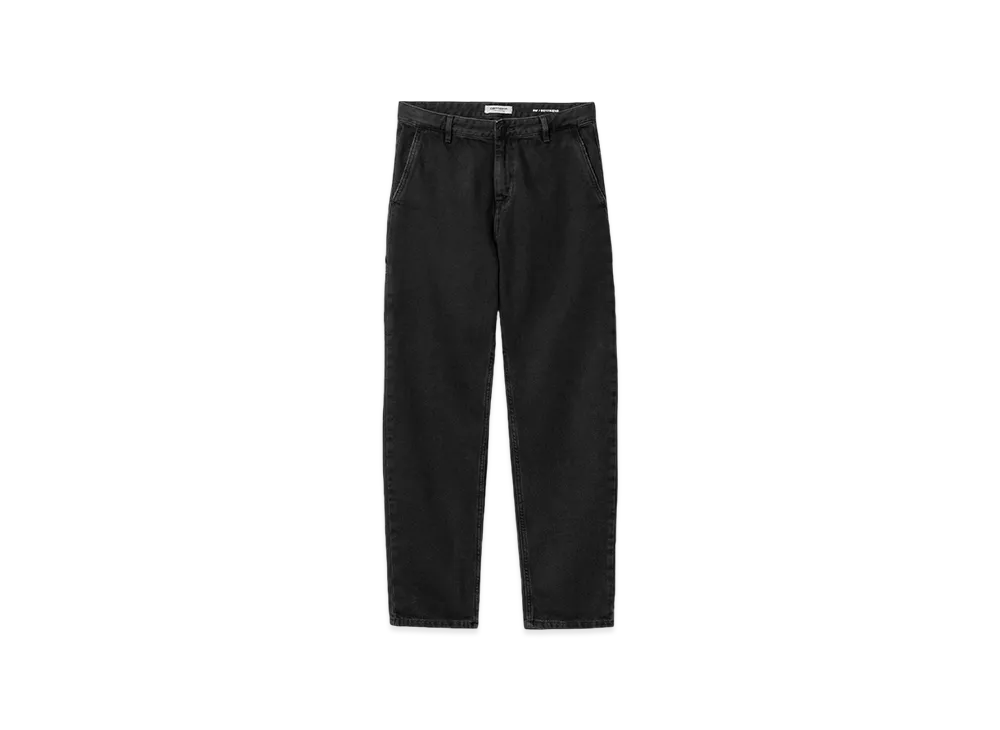 Carhartt WIP Women's Pierce Pants "Black Stone Washed"