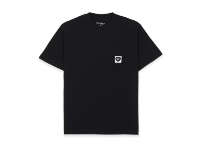Carhartt WIP Women's Pocket Heart Short Sleeve T-Shirt "Black"