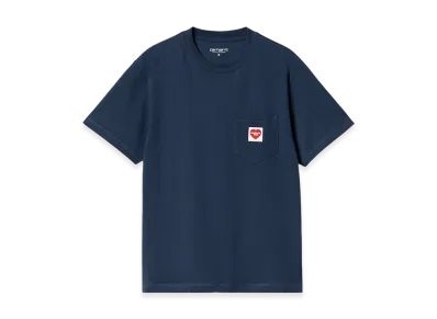 Carhartt WIP Women's Pocket Heart T-Shirt "Squid"
