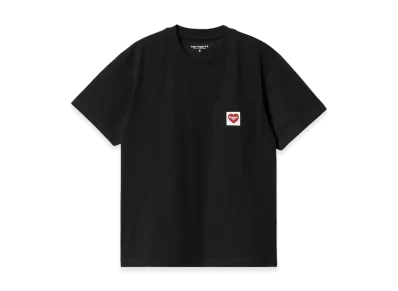 Carhartt WIP Women's Pocket Heart T-Shirt "Black"