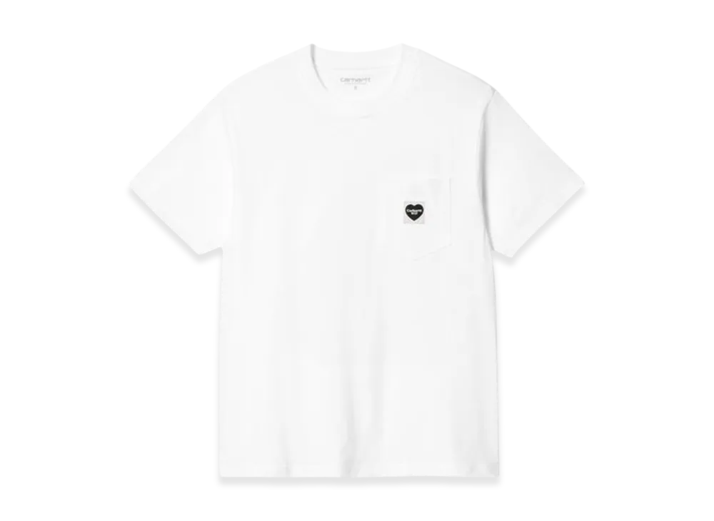Carhartt WIP Women's Pocket Heart Short Sleeve T-Shirt "White"