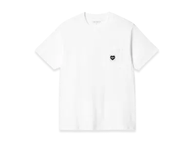 Carhartt WIP Women's Pocket Heart Short Sleeve T-Shirt "White"