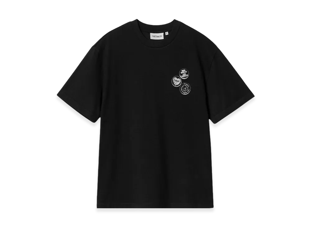Carhartt WIP Women's S/S Pins T-Shirt "Black/White"