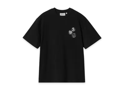 Carhartt WIP Women's S/S Pins T-Shirt "Black/White"