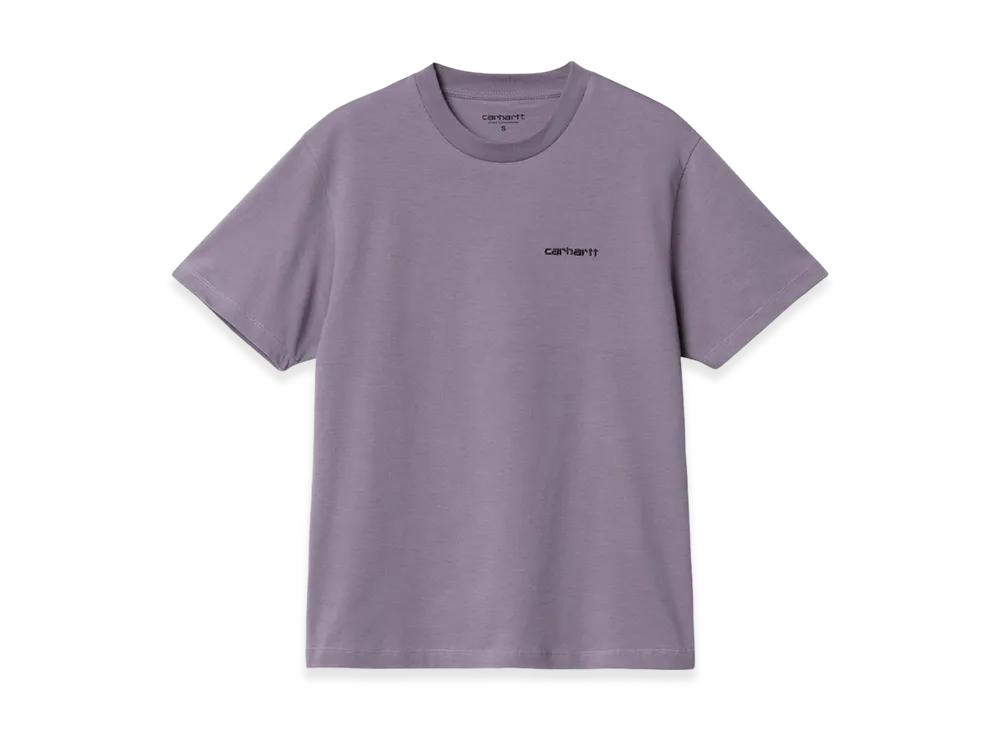 Carhartt WIP Women's Script Embroidery T-Shirt "Glassy Purple"