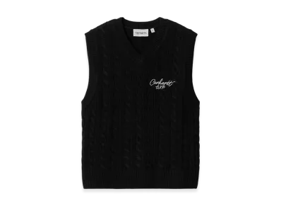 Carhartt WIP Women's Signature Knitwear Vest "Black"