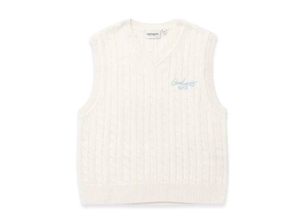 Carhartt WIP Women's Signature Knitwear Vest "Ivory"