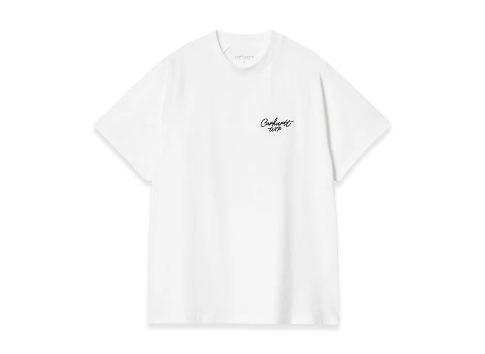Carhartt WIP Women's Signature Short Sleeve T-Shirt "White"