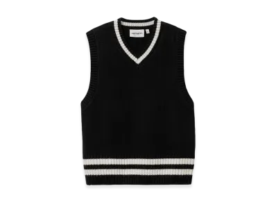 Carhartt WIP Women's Stanford Vest Sweater "Black/Salt"
