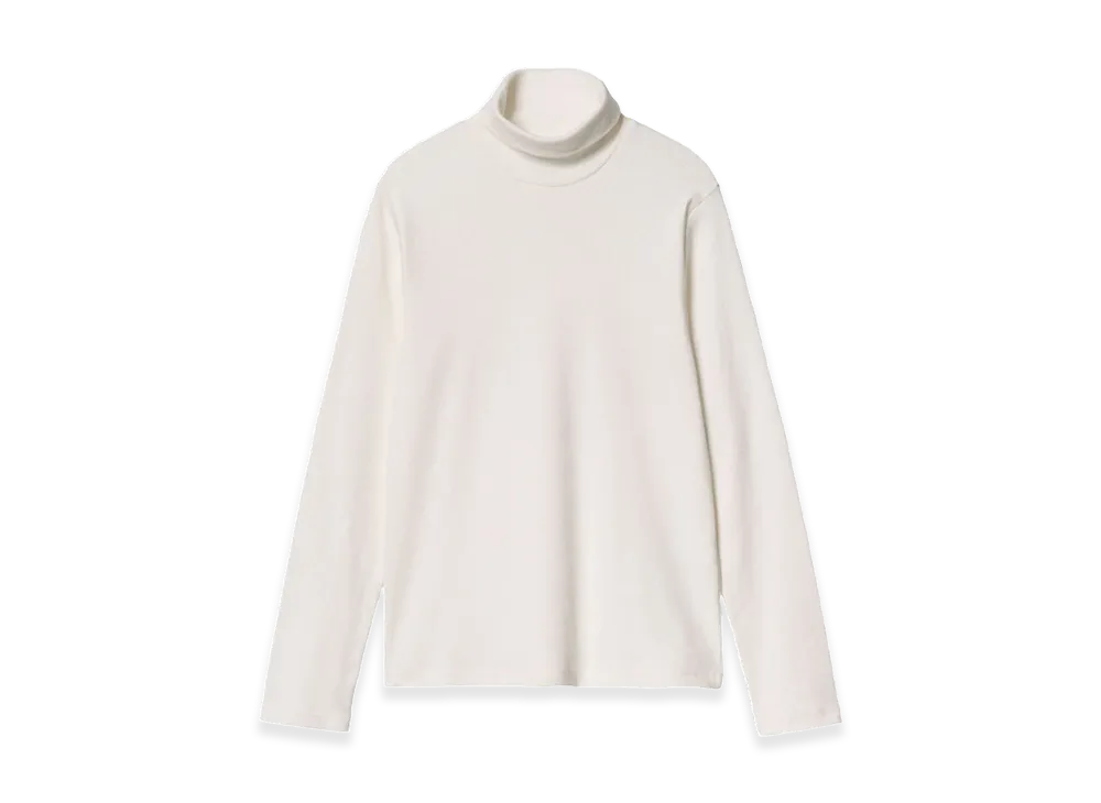 Carhartt WIP Women's Turtleneck Long Sleeve T-Shirt "Ivory"