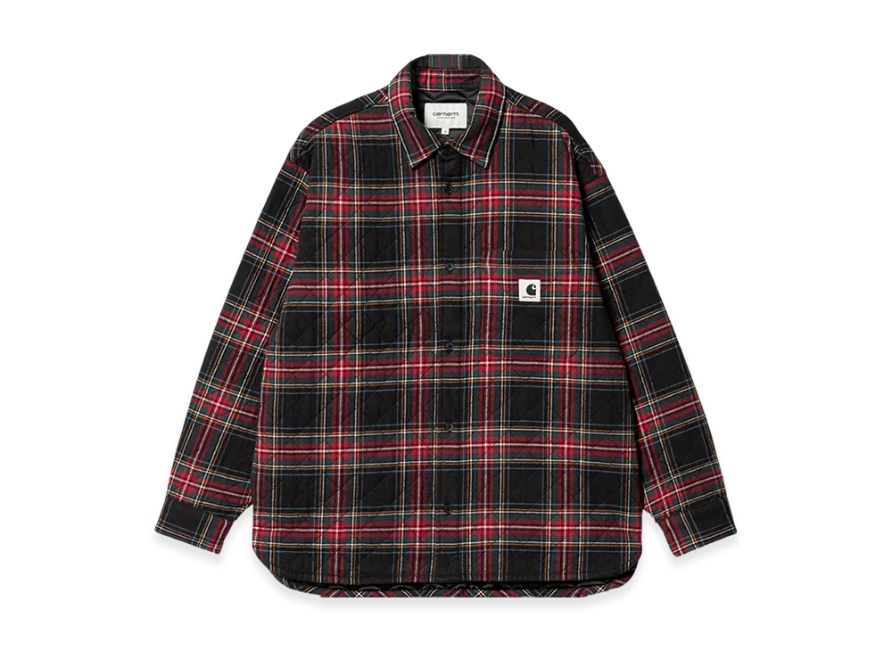 Carhartt WIP Women's Wiles Check Shirt Jacket "Black"