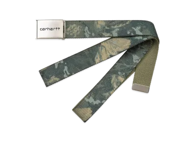 Carhartt WIP Clip Belt Chrome "Camo Combi Green"